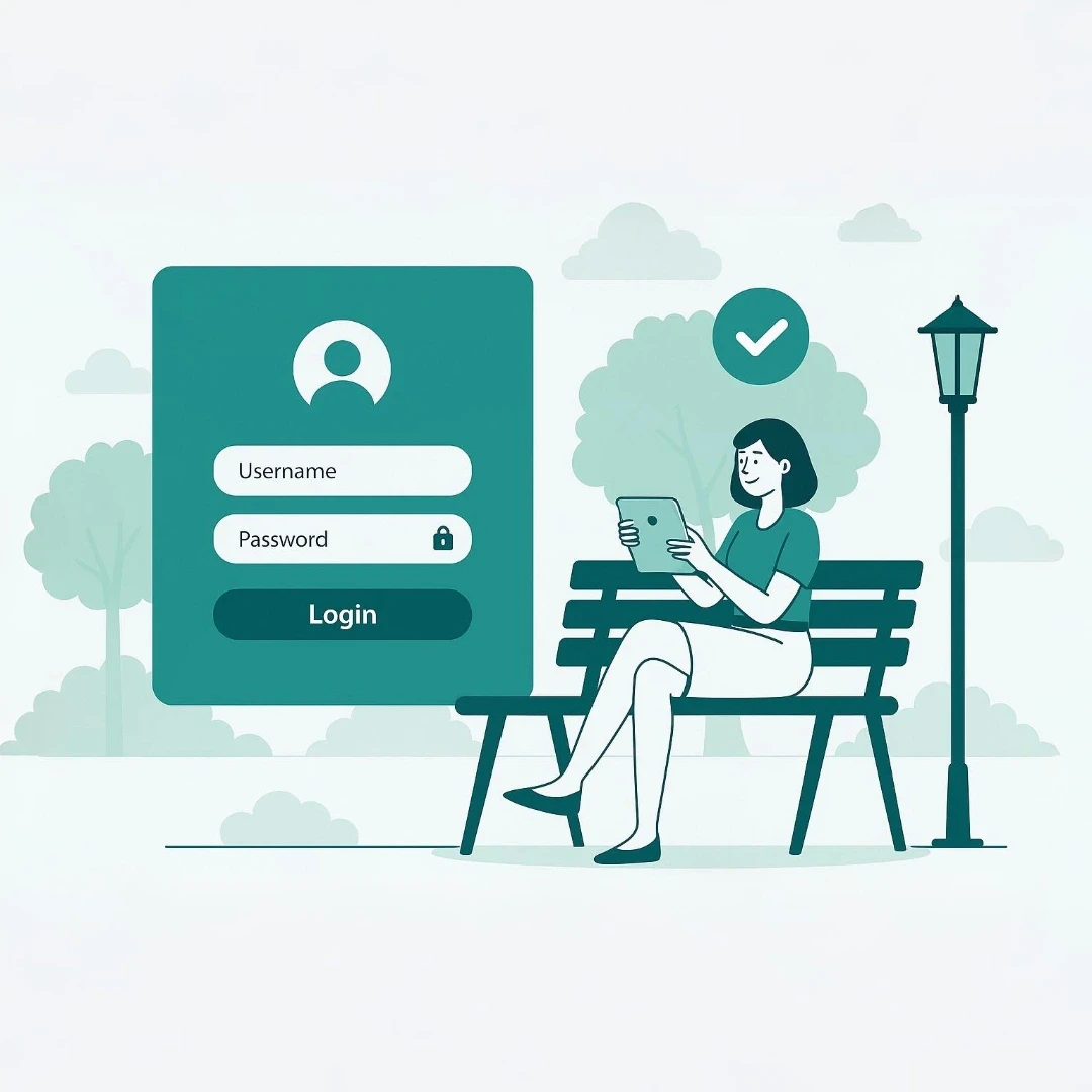 Customer Login page Image